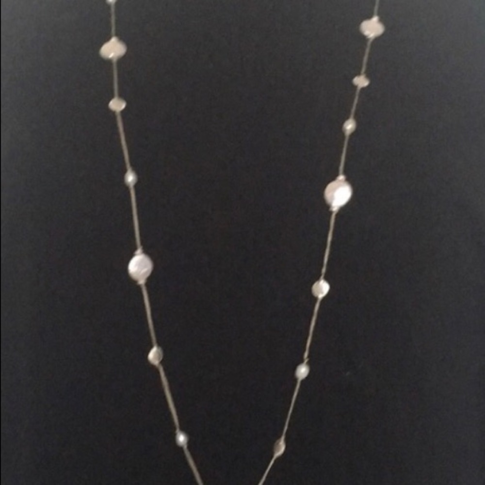 Stella and Dot Coin Pearl Necklace